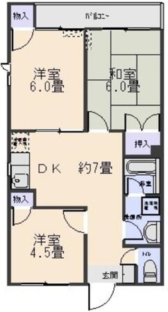 コーポ・タカの物件間取画像